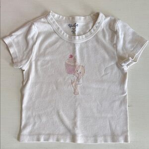 Brandy Melville Women's White and Cream Crop-top sz M